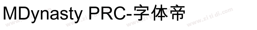 MDynasty PRC字体转换